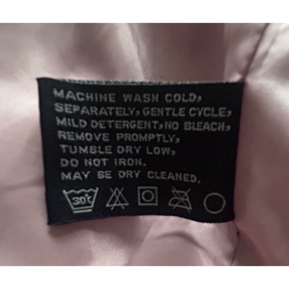 London Fog All Weather Suede Women's Small Pink Long Sleeve Jacket Quiet Luxury - Picture 6 of 9